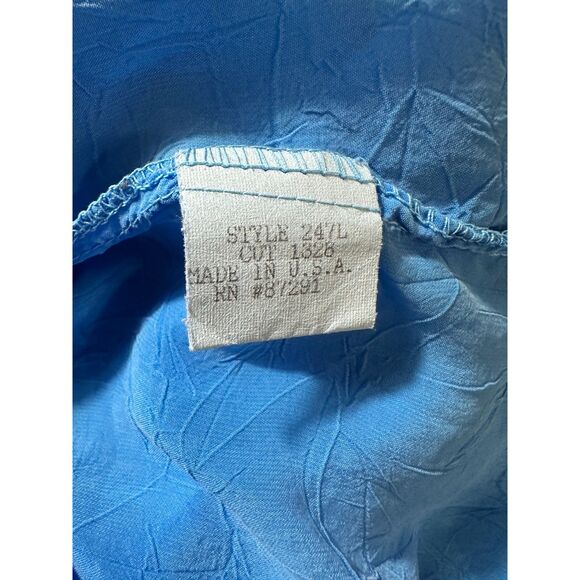 Johnny Was T-Shirt Vintage Maxi Dress Embroidered Fish Design Size M FLAWED - Picture 7 of 8